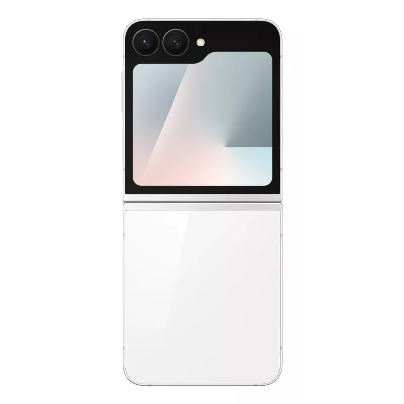 Samsung Galaxy Z Flip7 FE, 17 cm (6,7 colio), 2640 x 1080 pikselių, 8 GB, 128 GB, 50 MP, balta