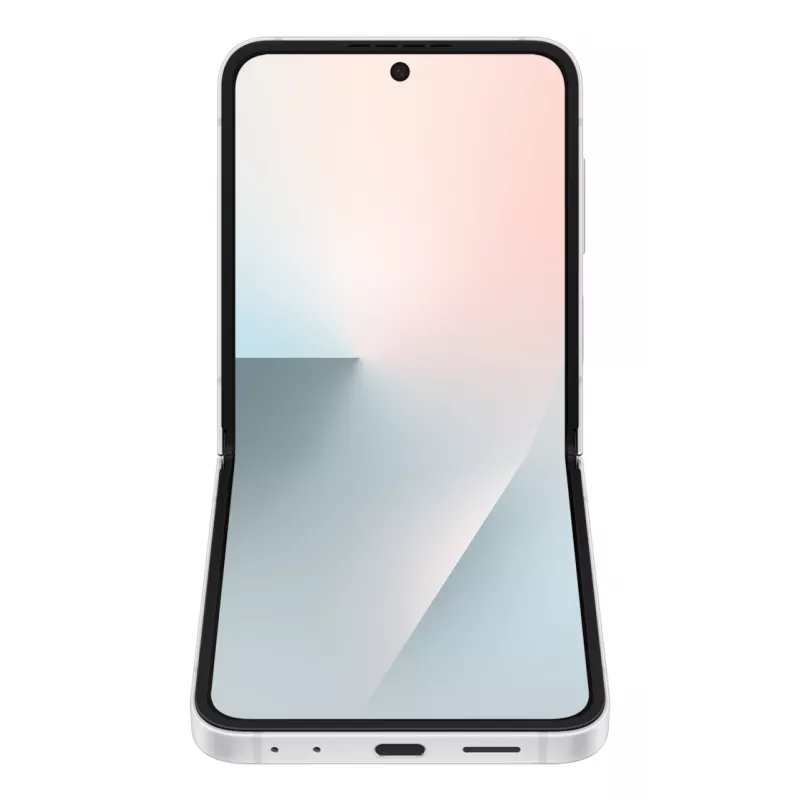 Samsung Galaxy Z Flip7 FE, 17 cm (6,7 colio), 2640 x 1080 pikselių, 8 GB, 128 GB, 50 MP, balta