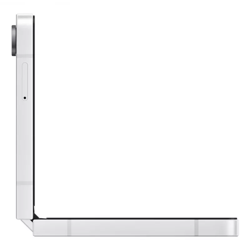 Samsung Galaxy Z Flip7 FE, 17 cm (6,7 colio), 2640 x 1080 pikselių, 8 GB, 128 GB, 50 MP, balta