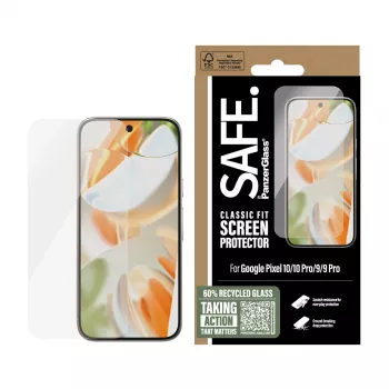 Ekrano apsauga PanzerGlass SAFE. Google Pixel 10 10 Pro 9 9 Pro atspari įbrėžimams ir smūgiams