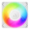 ARCTIC Freezer P12 Pro A-RGB (balta) – 3 vnt. pakuotė 120 mm A-RGB PWM ventiliatorius su kabelių skirstytuvu