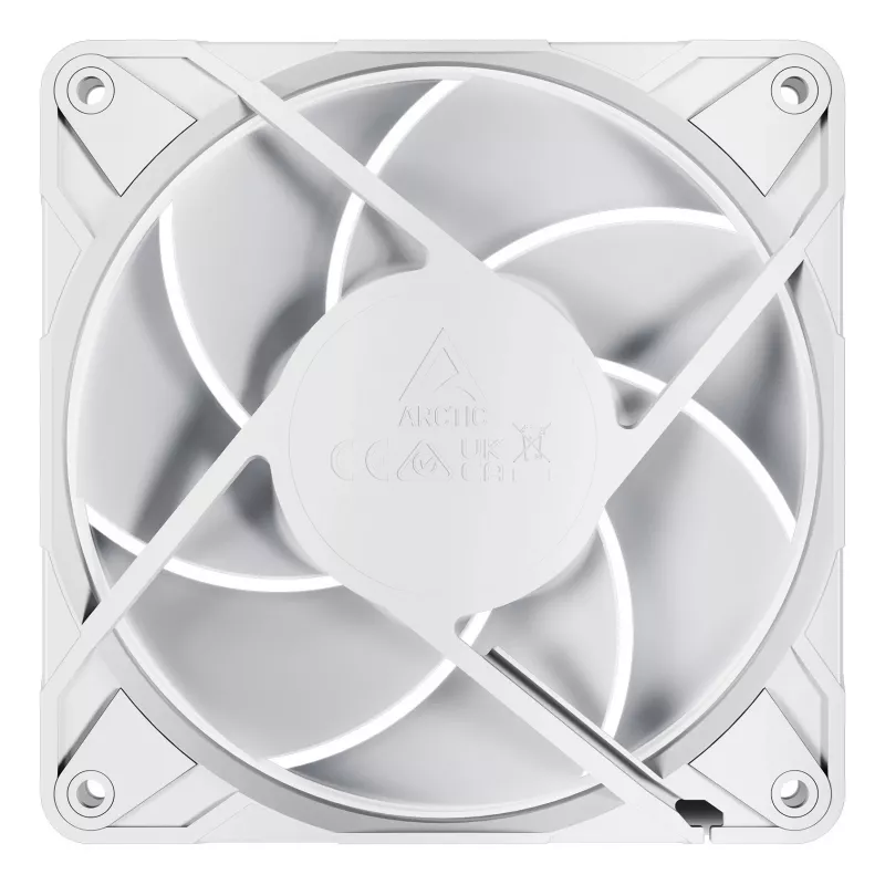 ARCTIC Freezer P12 Pro A-RGB (balta) – 3 vnt. pakuotė 120 mm A-RGB PWM ventiliatorius su kabelių skirstytuvu