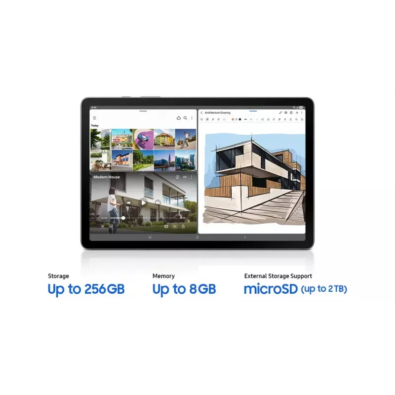 Samsung Galaxy Tab S10 Lite 256 GB 27,7 cm (10,9 colio) 8 GB Wi-Fi 6 (802.11ax) Pilka