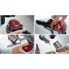 Bosch BSS715FRSH belaidis dulkių siurblys / elektrinė šluota 2-in-1 belaidis dulkių siurblys Baterija Sausas Be maišelio 0,3 L Juoda, Sidabrinė 5 Ah