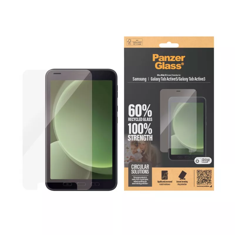 “PanzerGlass®” ekrano apsauga “Samsung Galaxy Tab Active5” | “Active3” | itin plati apsauga