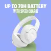 JBL Tune 770NC ausinės su laidu ir belaidžiu ryšiu, ant galvos, skambučiams/muzikai, USB Type-C, Bluetooth, juodos spalvos