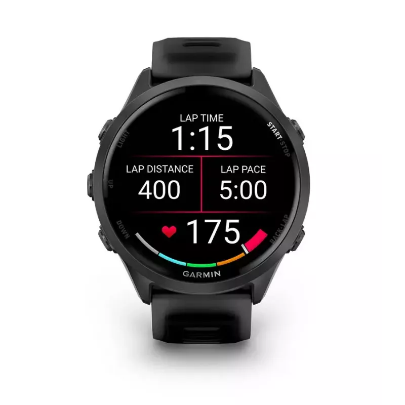 Širdies ritmo monitorius GARMIN HRM 600 krūtinės diržas Bluetooth/ANT+ juoda — reguliuojamas 72–106 mm, atsparus vandeniui