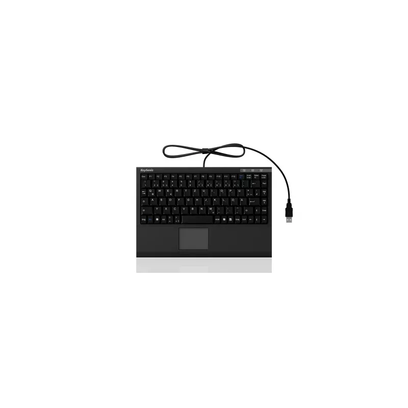 KeySonic ACK-540U+ (UK) klaviatūra, skirta biurui, USB, QWERTY, UK English, juoda