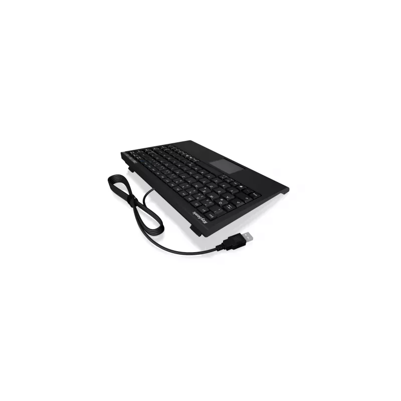 KeySonic ACK-540U+ (UK) klaviatūra, skirta biurui, USB, QWERTY, UK English, juoda