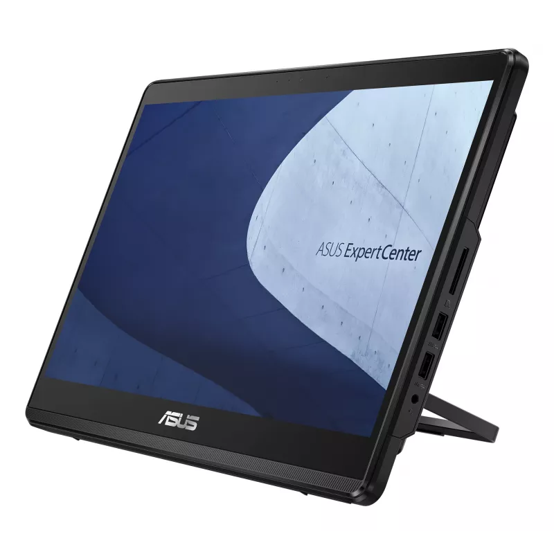 Viename kompiuteryje ASUS ExpertCenter E1 AiO E1600WKAT-BMR109X 15,6 col. FHD jutiklinis ekranas, Intel Celeron N4500, 8 GB DDR4, 256 GB SSD, Windows 11 Pro, Wi‑Fi 6, juoda