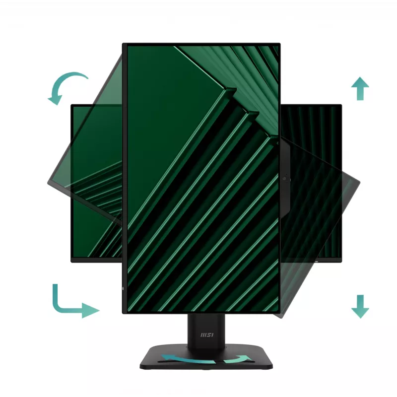 Monitorius MSI Pro MP242PMGDE 23,8 colio (60,5 cm) Full HD IPS 1920×1080, 4 ms, 300 cd/m², USB centras, VESA, garsiakalbiai, juodas