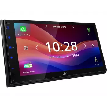 JVC KW-M695DBW automobilinis medijos imtuvas Juodas Wi-Fi 200 W Bluetooth