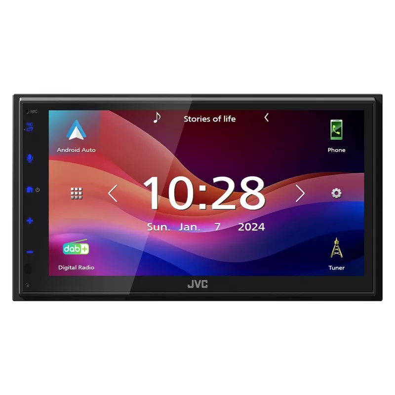 JVC KW-M695DBW automobilinis medijos imtuvas Juodas Wi-Fi 200 W Bluetooth