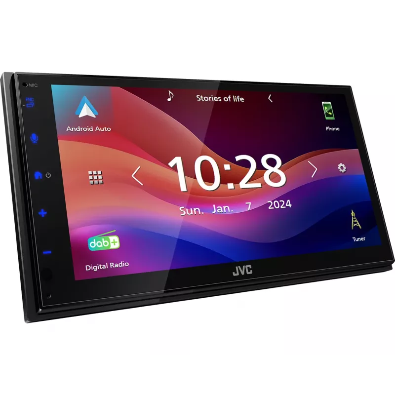 JVC KW-M695DBW automobilinis medijos imtuvas Juodas Wi-Fi 200 W Bluetooth