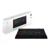 Mechaninė žaidimų klaviatūra MSI STRIKE PRO WIRELESS — pilno dydžio, USB + Bluetooth, RGB, QWERTY US, juoda