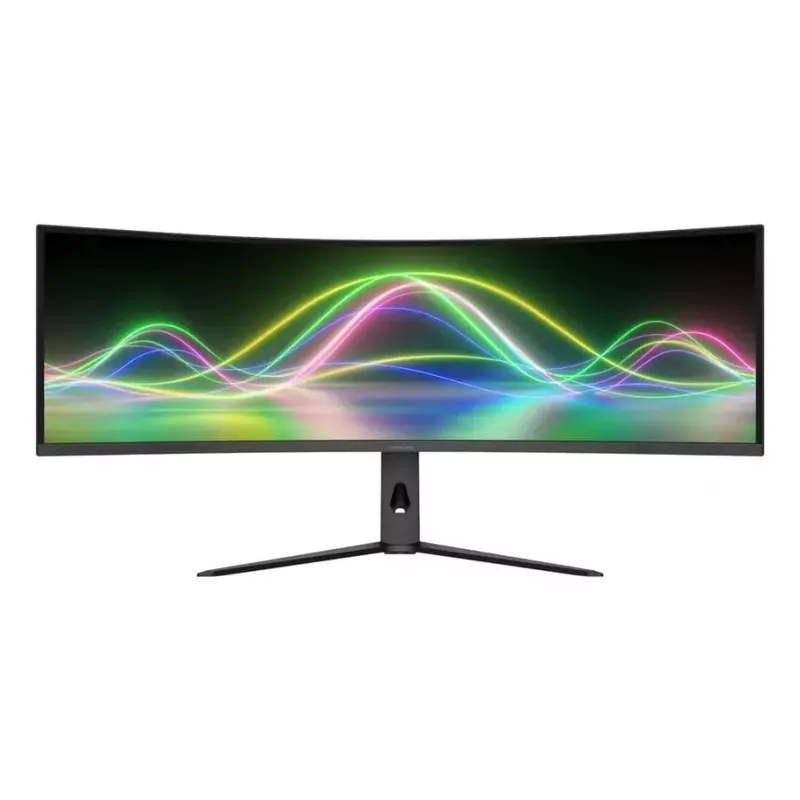 LC-Power LC-M49QCK 49 colių Dual QHD (5120×1440) lenktas VA LCD monitorius, 3 ms, 32:9, VESA, reguliuojamas aukštis, juodas