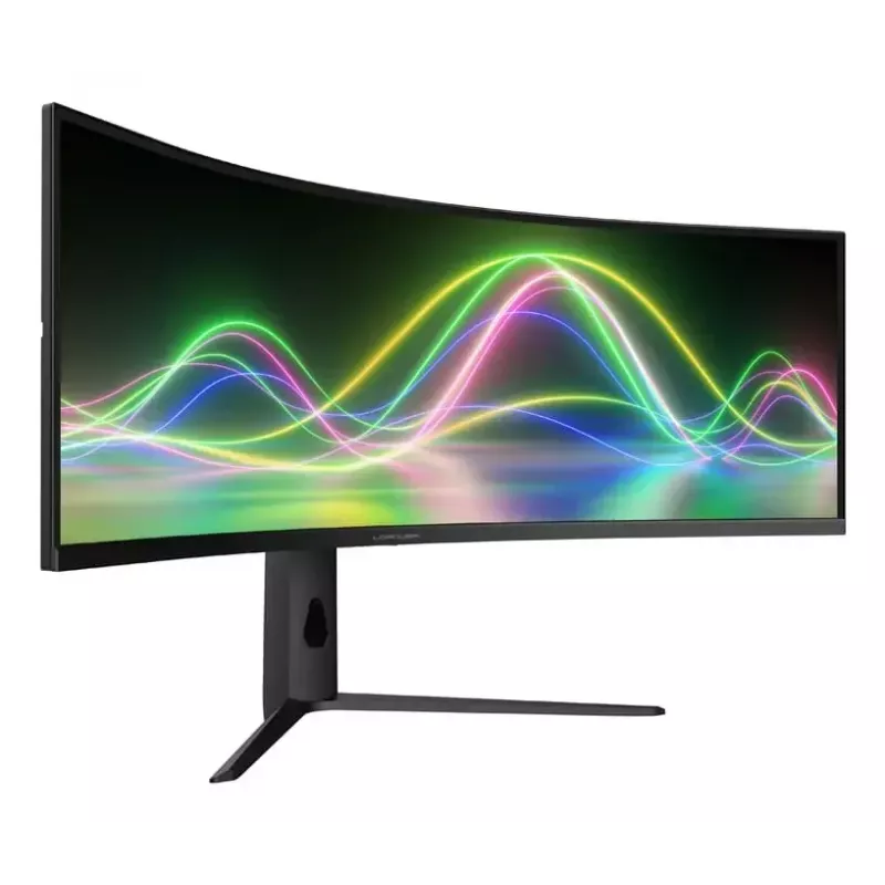 LC-Power LC-M49QCK 49 colių Dual QHD (5120×1440) lenktas VA LCD monitorius, 3 ms, 32:9, VESA, reguliuojamas aukštis, juodas