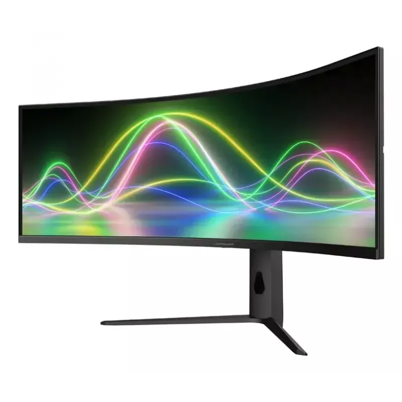 LC-Power LC-M49QCK 49 colių Dual QHD (5120×1440) lenktas VA LCD monitorius, 3 ms, 32:9, VESA, reguliuojamas aukštis, juodas