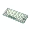 ASUS KW100 /GN/GE/81 klaviatūra Namai Bluetooth QWERTZ Vokiška Žalia, Šviesiai žalia