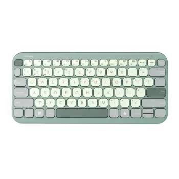 ASUS KW100 /GN/GE/81 klaviatūra Namai Bluetooth QWERTZ Vokiška Žalia, Šviesiai žalia