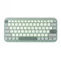 ASUS KW100 /GN/GE/81 klaviatūra Namai Bluetooth QWERTZ Vokiška Žalia, Šviesiai žalia