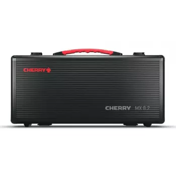 Mechaninė žaidimų klaviatūra CHERRY XTRFY Cherry MX 8.2 TKL Wireless — be skaičių bloko, QWERTZ, USB + RF + Bluetooth, RGB, juoda