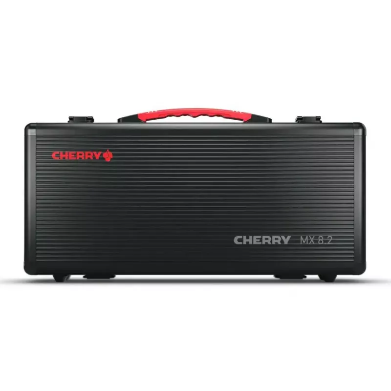 Mechaninė žaidimų klaviatūra CHERRY XTRFY Cherry MX 8.2 TKL Wireless — be skaičių bloko, QWERTZ, USB + RF + Bluetooth, RGB, juoda