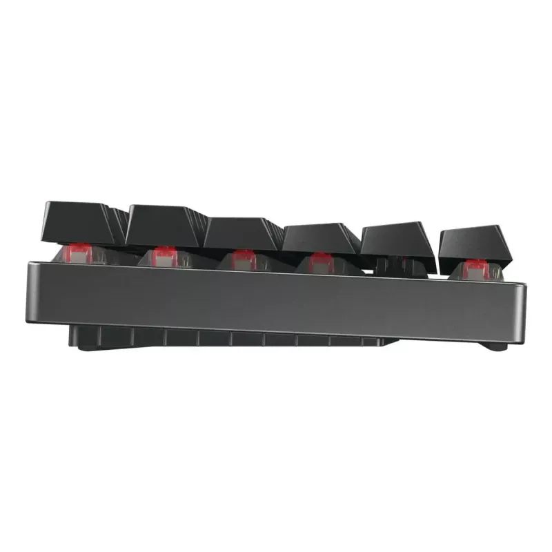 Mechaninė žaidimų klaviatūra CHERRY XTRFY Cherry MX 8.2 TKL Wireless — be skaičių bloko, QWERTZ, USB + RF + Bluetooth, RGB, juoda