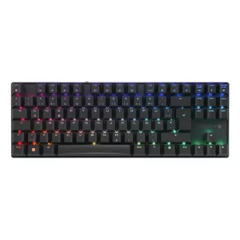 Mechaninė žaidimų klaviatūra CHERRY XTRFY Cherry MX 8.2 TKL Wireless — be skaičių bloko, QWERTZ, USB + RF + Bluetooth, RGB, juoda
