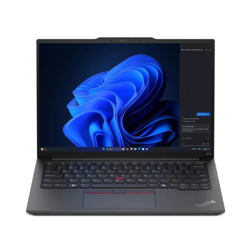 Lenovo ThinkPad E14 Gen 6 (Intel) Intel Core Ultra 5 125H nešiojamas kompiuteris 35,6 cm (14 colių) WUXGA 16 GB DDR5-SDRAM 512 GB SSD Wi-Fi 6E (802.11ax) Windows 11 Pro vokiška juoda