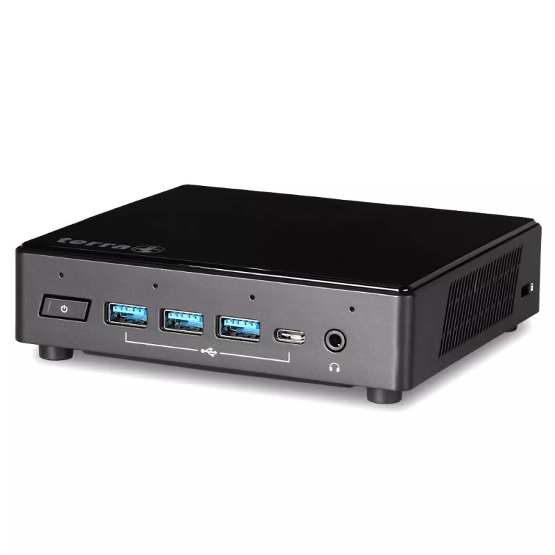 TERRA PC-Micro 3100 Silent Greenline Intel® Celeron® N5100 8 GB DDR4-SDRAM 240 GB SSD Windows 11 Pro Micro PC Juoda