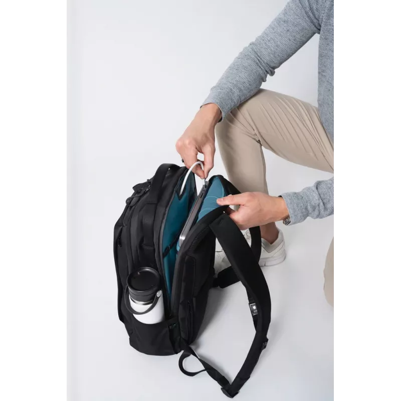 Kuprinė HYPER HyperPack HP21PBKGL nešiojamiesiems kompiuteriams iki 40,6 cm (16 colių) — juoda, PET / poliesteris
