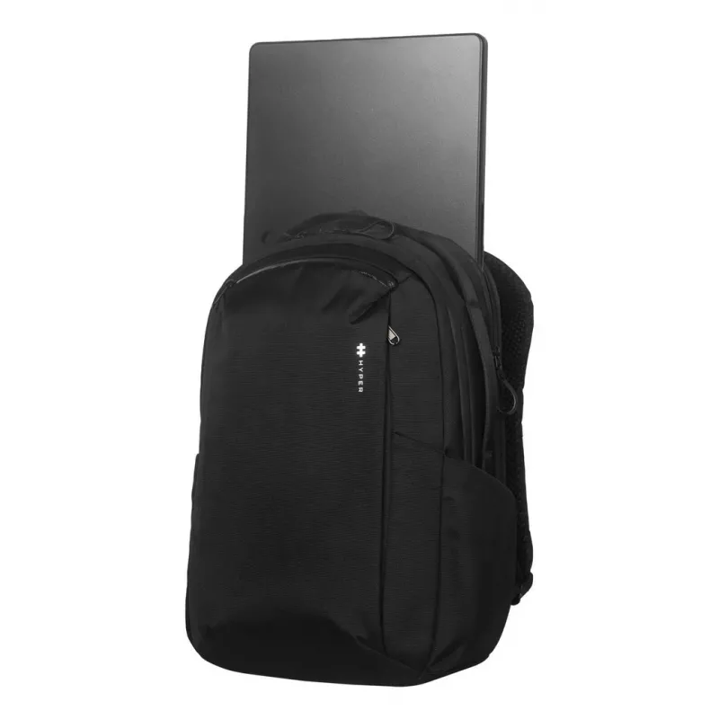 Kuprinė HYPER HyperPack HP21PBKGL nešiojamiesiems kompiuteriams iki 40,6 cm (16 colių) — juoda, PET / poliesteris