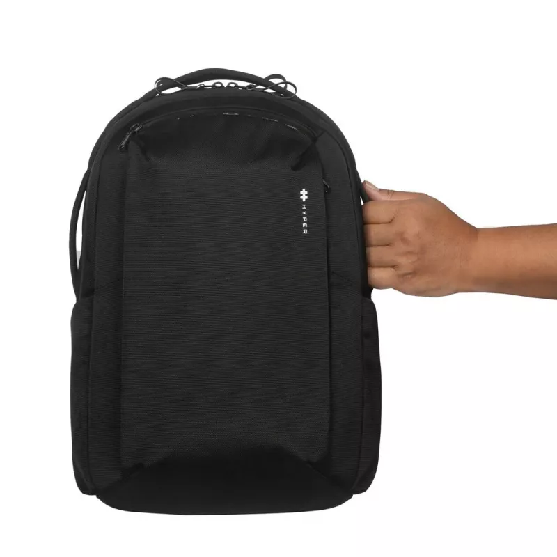 Kuprinė HYPER HyperPack HP21PBKGL nešiojamiesiems kompiuteriams iki 40,6 cm (16 colių) — juoda, PET / poliesteris