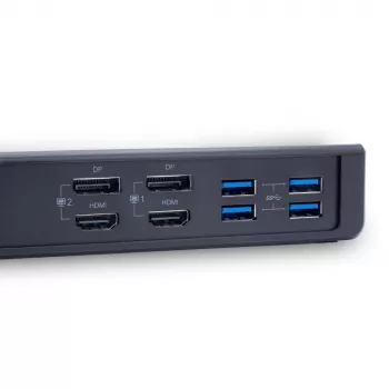 TERRA 1480374 nešiojamojo kompiuterio dokas / prievadų kopijuoklis Laidinis USB 3.2 Gen 1 (3.1 Gen 1) Type-C Juoda