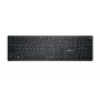 Klaviatūra CHERRY KW X ULP — Pilno dydžio USB + RF belaidė + Bluetooth, QWERTZ šveicariška, juoda, LED apšvietimas, 111 klavišų