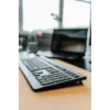 CHERRY KW 3000 klaviatūra universali RF belaidė QWERTY US International juoda