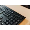 CHERRY KW 3000 klaviatūra universali RF belaidė QWERTY US International juoda