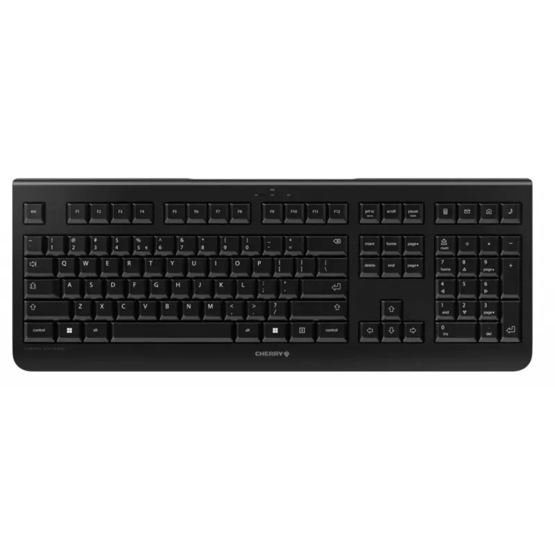 CHERRY KW 3000 klaviatūra universali RF belaidė QWERTY US International juoda