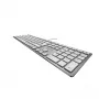 CHERRY KC 6000 plonas klaviatūra universali USB AZERTY belgiška sidabrinė, balta