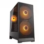 COUGAR Midi Tower Case, Airface 180, ARGB, Juoda