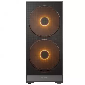 COUGAR Midi Tower Case, Airface 180, ARGB, Juoda