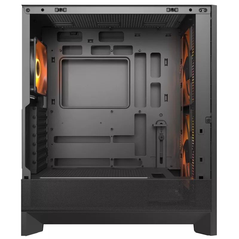COUGAR Midi Tower Case, Airface 180, ARGB, Juoda