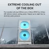 COUGAR Midi Tower Case, Airface 180, ARGB, Juoda