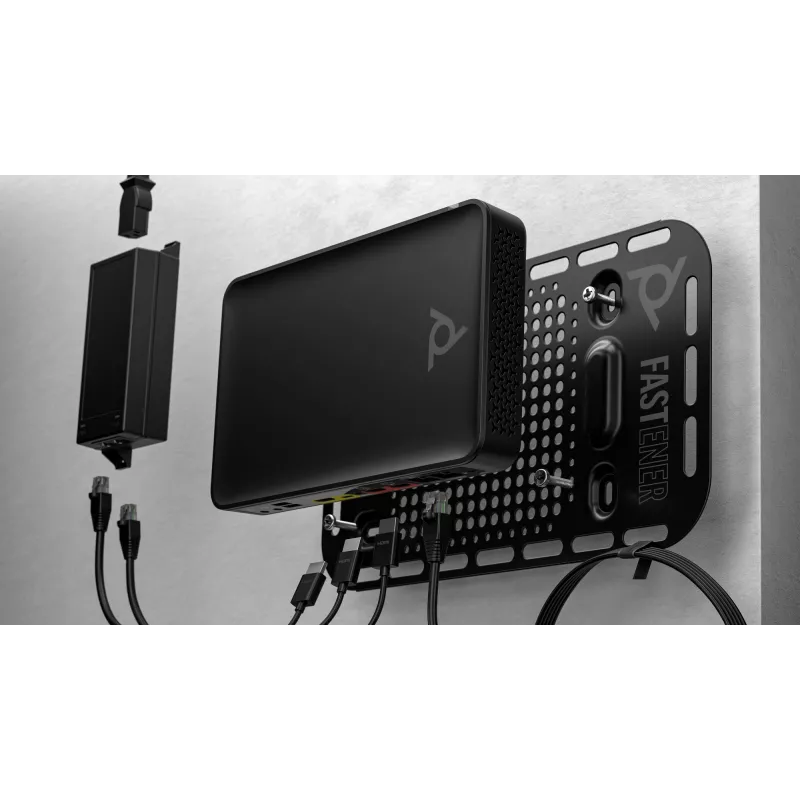 HP Poly Studio G62 vaizdo konferencijų sistema su montavimo plokštės rinkiniu be maitinimo laido TAA