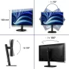 Philips 3000 serijos 24B2U3301D/00 kompiuterio monitorius 61,2 cm (24,1 colio) 1920 x 1200 pikselių WUXGA LCD juodas