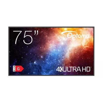 Skaitmeninių ženklų plokščiasis ekranas Optoma N3751K 75 colių LED 4K Ultra HD