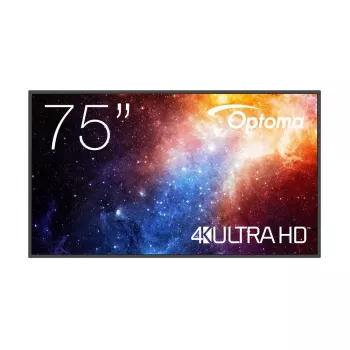 Skaitmeninių ženklų plokščiasis ekranas Optoma N3751K 75 colių LED 4K Ultra HD