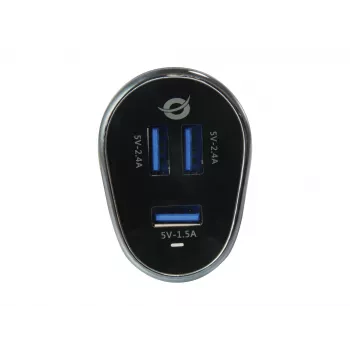 Conceptronic CARDEN06B mobiliojo įrenginio įkroviklis Universalus Juodas Automobilinio žiebtuvėlio lizdui