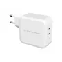 Conceptronic ALTHEA 2 prievadų 100 W GaN USB-C PD įkroviklis, vidinis, kintamosios srovės, 5 V, 5 A, balta